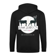 Weide, Wild & Co. Pullover mit Reißverschluss hinten bedruckt