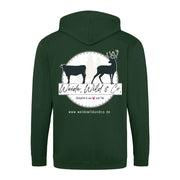 Weide, Wild & Co. Pullover mit Reißverschluss hinten bedruckt