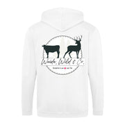 Weide, Wild & Co. Pullover mit Reißverschluss hinten bedruckt