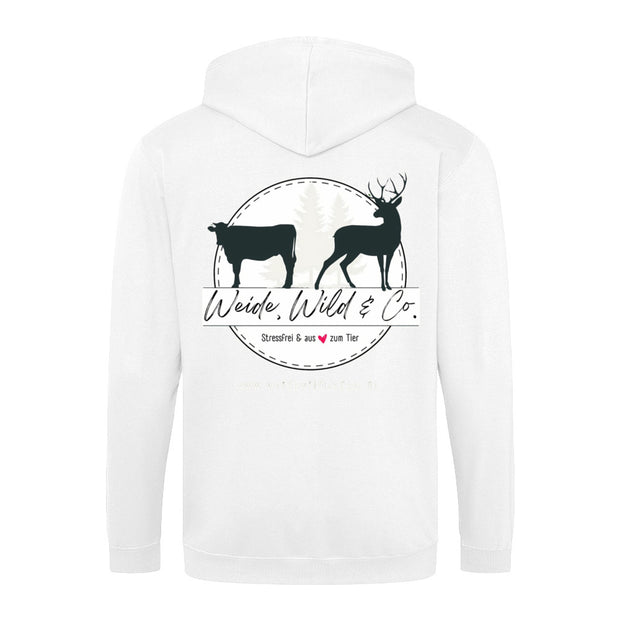 Weide, Wild & Co. Pullover mit Reißverschluss hinten bedruckt