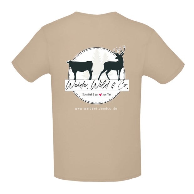 Weide, Wild & Co. T-Shirt Druck vorne und hinten