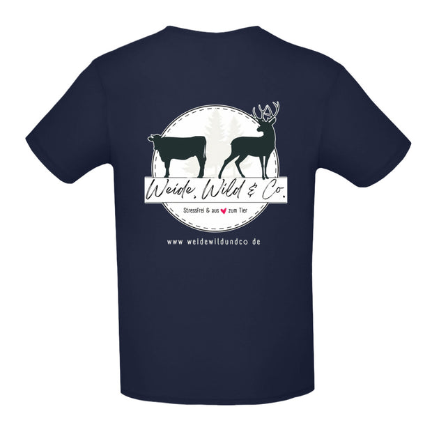 Weide, Wild & Co. T-Shirt Druck vorne und hinten