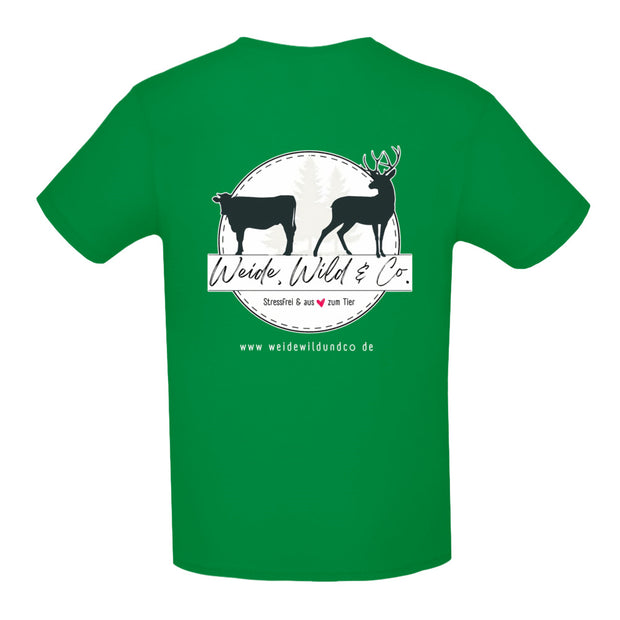 Weide, Wild & Co. T-Shirt Druck vorne und hinten