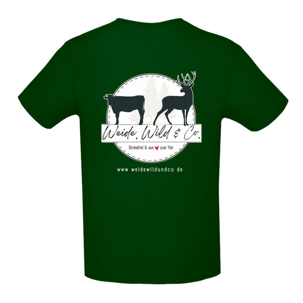 Weide, Wild & Co. T-Shirt Druck vorne und hinten