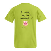 My Pig whistles Rückendruck