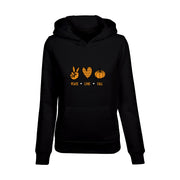 Kaputzen Hoodie "PEACE-LOVE-FALL"