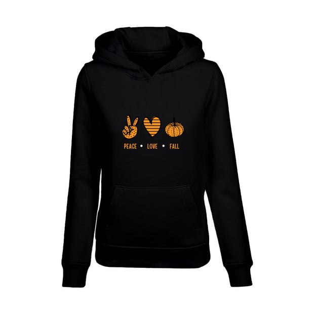 Kaputzen Hoodie "PEACE-LOVE-FALL"
