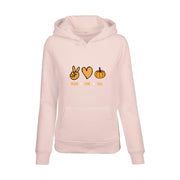 Kaputzen Hoodie "PEACE-LOVE-FALL"